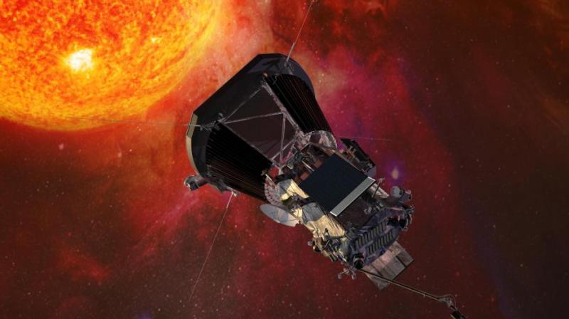 NASA has designed a 11.4 centimetres carbon-composite shield, which is designed to withstand temperatures outside the spacecraft of 1,370 degrees Celsius. (Photo: Applied Physics Laboratory) NASA has designed a 11.4 centimetres carbon-composite shield, which is designed to withstand temperatures outside the spacecraft of 1,370 degrees Celsius. (Photo: Applied Physics Laboratory)