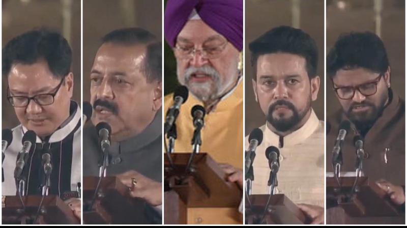On Thursday, Prime Minister Narendra Modi and his team of Cabinet Ministers and Ministers of State took oath. (Photo: ANI/PTI) On Thursday, Prime Minister Narendra Modi and his team of Cabinet Ministers and Ministers of State took oath. (Photo: ANI/PTI)