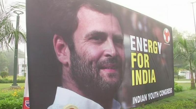 Rahul Gandhi was unanimously named for the post of the Congress president on Monday after no one else from his party challenged him in the internal election. (Photo: ANI | Twitter) Rahul Gandhi was unanimously named for the post of the Congress president on Monday after no one else from his party challenged him in the internal election. (Photo: ANI | Twitter)