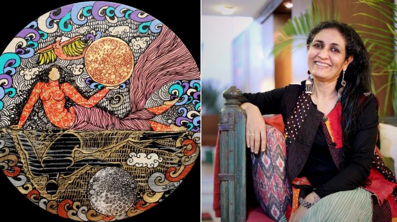 The artist says that while myths and stories give her content, it is nature itself which is her biggest inspiration. The artist says that while myths and stories give her content, it is nature itself which is her biggest inspiration.