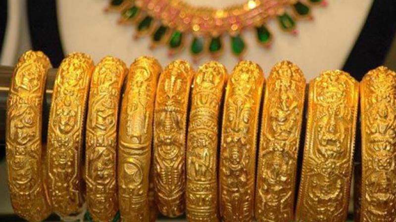 At the Multi Commodity Exchange, gold for delivery in February was up by Rs 41, or 0.15 per cent, to Rs 27,576 per 10 grams in a trade volume of 75 lots. At the Multi Commodity Exchange, gold for delivery in February was up by Rs 41, or 0.15 per cent, to Rs 27,576 per 10 grams in a trade volume of 75 lots.