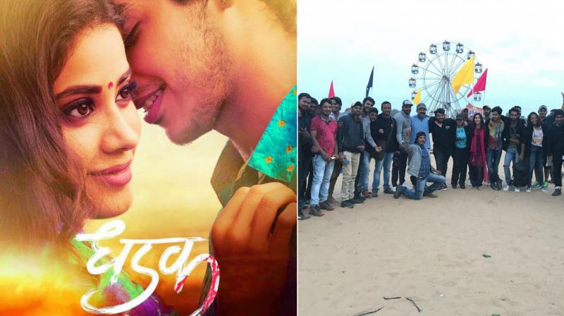 'Dhadak' is the official Hindi remake of superhit Marathi movie 'Sairat'. 'Dhadak' is the official Hindi remake of superhit Marathi movie 'Sairat'.