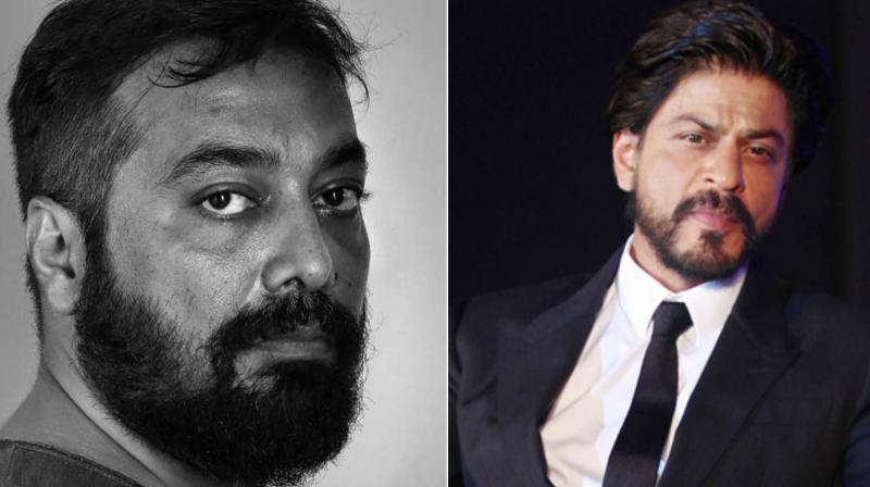 Anurag Kashyap and SRK. Anurag Kashyap and SRK.
