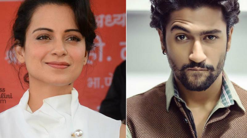 Kangana Ranaut and Vicky Kaushal. Kangana Ranaut and Vicky Kaushal.