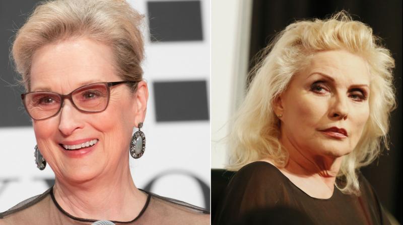 Meryl Streep and Debbie Harry. Meryl Streep and Debbie Harry.