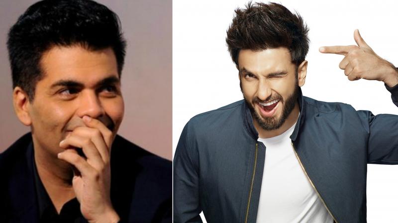 Karan Johar and Ranveer Singh. Karan Johar and Ranveer Singh.