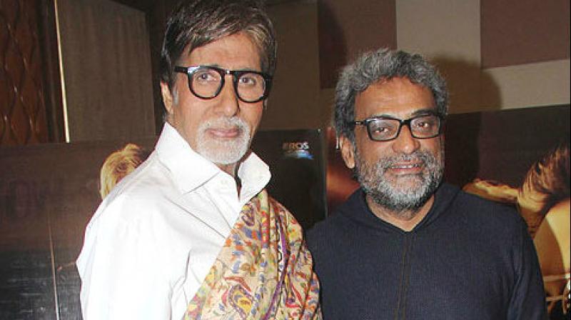 R Balki with Amitabh Bachchan. R Balki with Amitabh Bachchan.