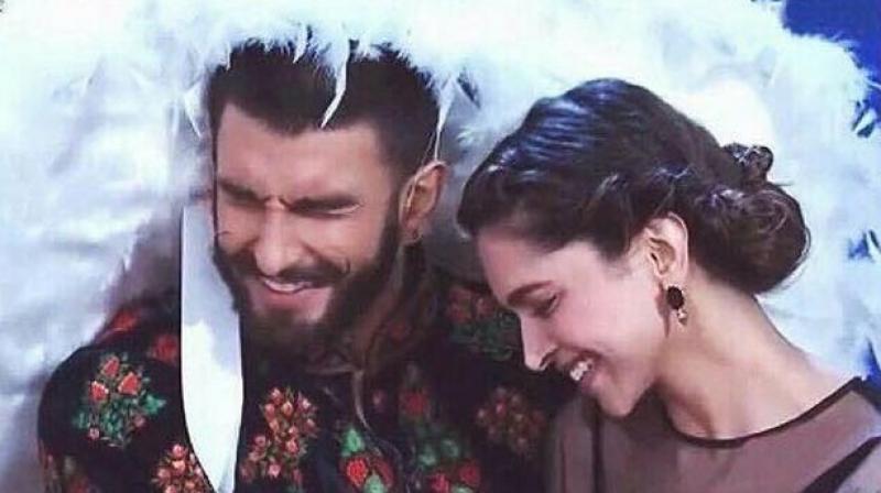 Deepika Padukone and Ranveer Singh. Deepika Padukone and Ranveer Singh.