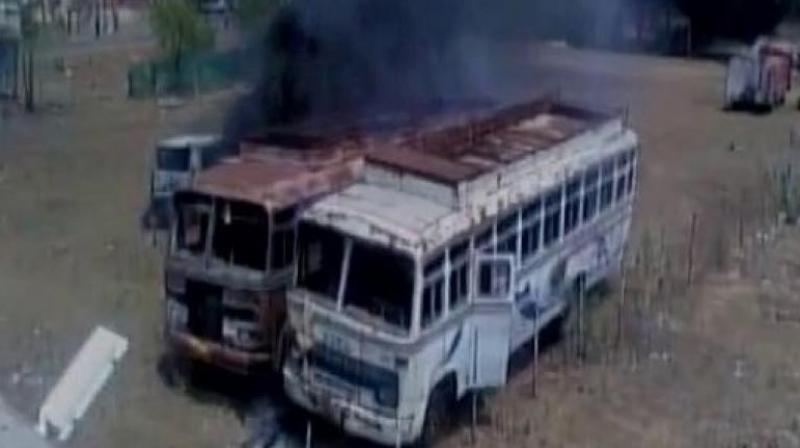 The centre seeked detailed report over Tuesday’s violence and steps taken by the state government to restore normalcy. (Photo: ANI/Twitter) The centre seeked detailed report over Tuesday’s violence and steps taken by the state government to restore normalcy. (Photo: ANI/Twitter)