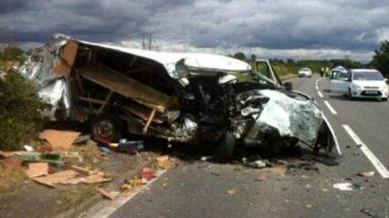 The driver was awake for 14 hours after a night shift (Photo: Facebook) The driver was awake for 14 hours after a night shift (Photo: Facebook)