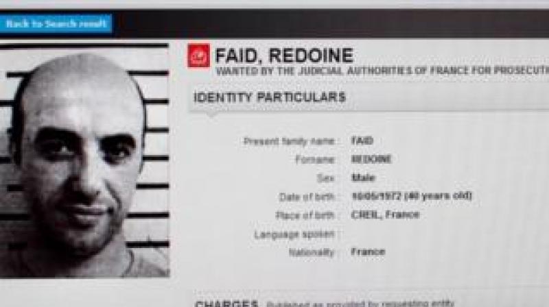 It is the second time Faid has pulled off a spectacular jailbreak -- in 2013, he blasted his way out of a prison in northern France using dynamite. (Photo: @hallygan/Twitter) It is the second time Faid has pulled off a spectacular jailbreak -- in 2013, he blasted his way out of a prison in northern France using dynamite. (Photo: @hallygan/Twitter)