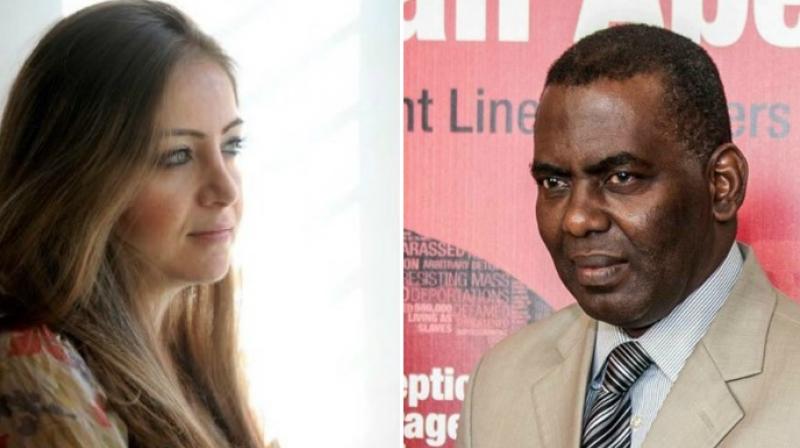 Zaina Erhaim (left) and Biram Dah Abeid (right) (Photo: Twitter) Zaina Erhaim (left) and Biram Dah Abeid (right) (Photo: Twitter)