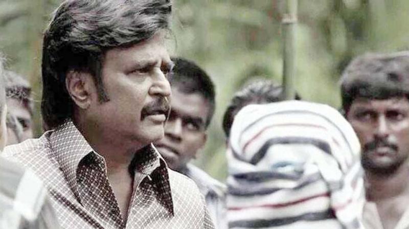 A stil from the movie Kabali A stil from the movie Kabali