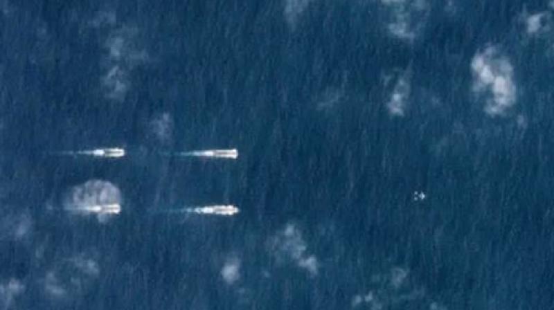 China Air Force Drills in South China Sea