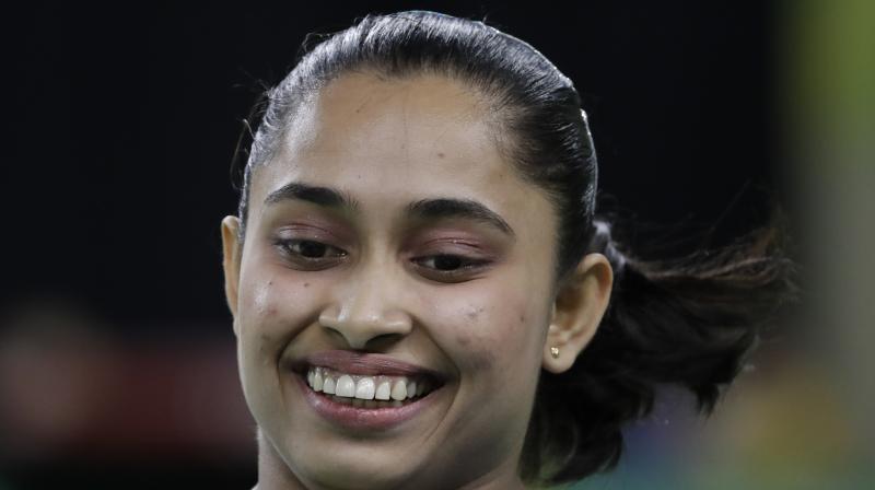 Dipa Karmakar scored 14.150 to win gold at the Gymnastics World Challenge Cup in Turkey. (Photo: AP) Dipa Karmakar scored 14.150 to win gold at the Gymnastics World Challenge Cup in Turkey. (Photo: AP)