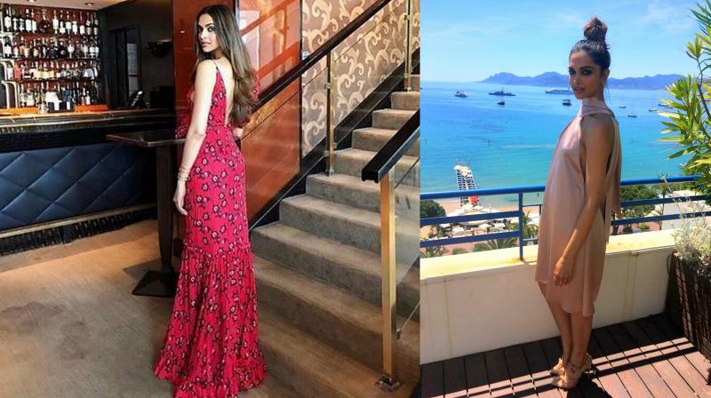 Deepika Padukone in her Cannes attires. Deepika Padukone in her Cannes attires.