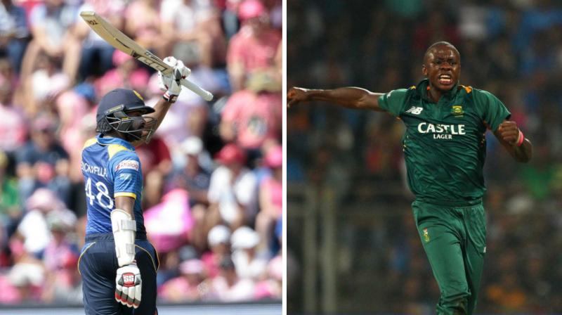 In addition to the fines, three demerit points have been added to both Niroshan Dickwella and Kagiso Rabada's disciplinary records. (Photo: AFP/ BCCI) In addition to the fines, three demerit points have been added to both Niroshan Dickwella and Kagiso Rabada's disciplinary records. (Photo: AFP/ BCCI)