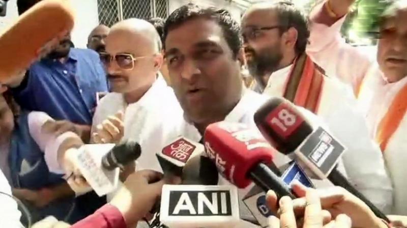 BSP MLA Anil Singh said, 'I have voted for BJP, I don't know about the rest.' (Photo: ANI | Twitter) BSP MLA Anil Singh said, 'I have voted for BJP, I don't know about the rest.' (Photo: ANI | Twitter)