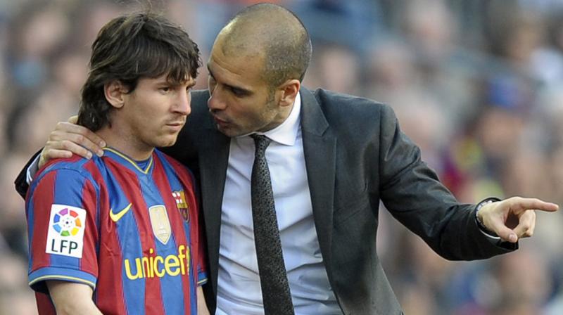 Guardiola, a former Barcelona player and manager, said on Friday he had not tried to sign Messi at any of the clubs he had managed after leaving Spain. (Photo: AFP) Guardiola, a former Barcelona player and manager, said on Friday he had not tried to sign Messi at any of the clubs he had managed after leaving Spain. (Photo: AFP)