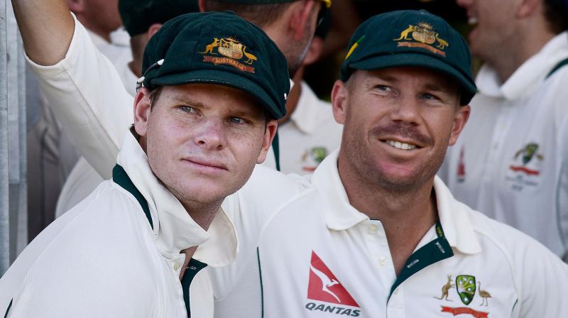 Smith and vice-captain Warner were each suspended for 12 months after the ball-tampering scandal broke in March, while opening batsman Bancroft was banned for nine months. (Photo: AFP) Smith and vice-captain Warner were each suspended for 12 months after the ball-tampering scandal broke in March, while opening batsman Bancroft was banned for nine months. (Photo: AFP)