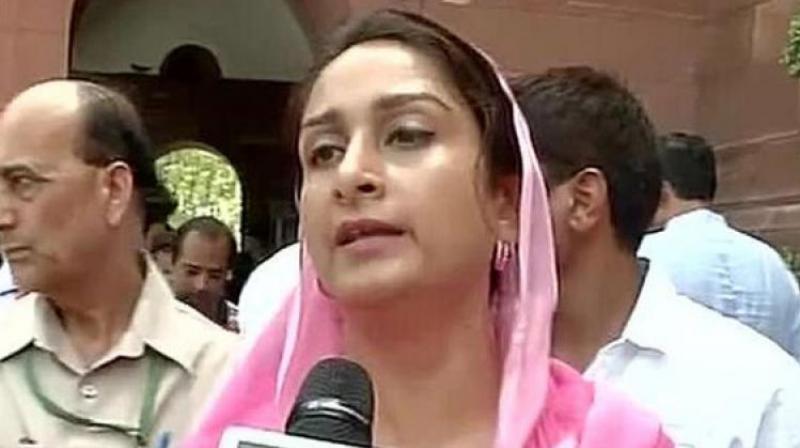 In a video shared with her social media post, Harsimrat Badal said that it is In a video shared with her social media post, Harsimrat Badal said that it is