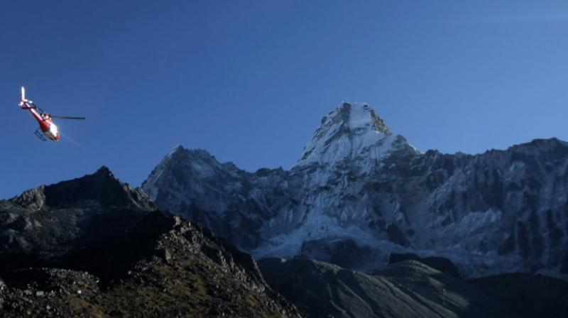 The practice is so rampant helicopter pilots are reporting 'rescuing' tourists who appear in perfectly fine health. (Photo: @AFP/Twitter) The practice is so rampant helicopter pilots are reporting 'rescuing' tourists who appear in perfectly fine health. (Photo: @AFP/Twitter)