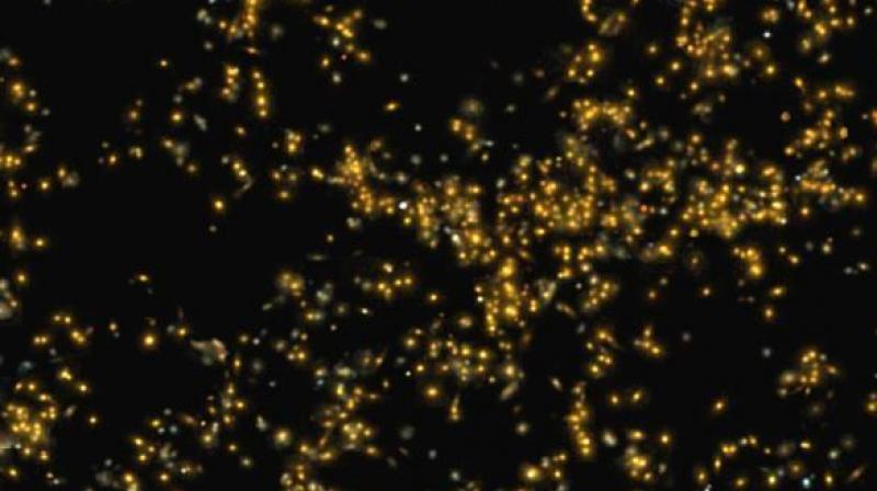 A zoomed-in view of the supercluster of galaxies named Saraswati A zoomed-in view of the supercluster of galaxies named Saraswati
