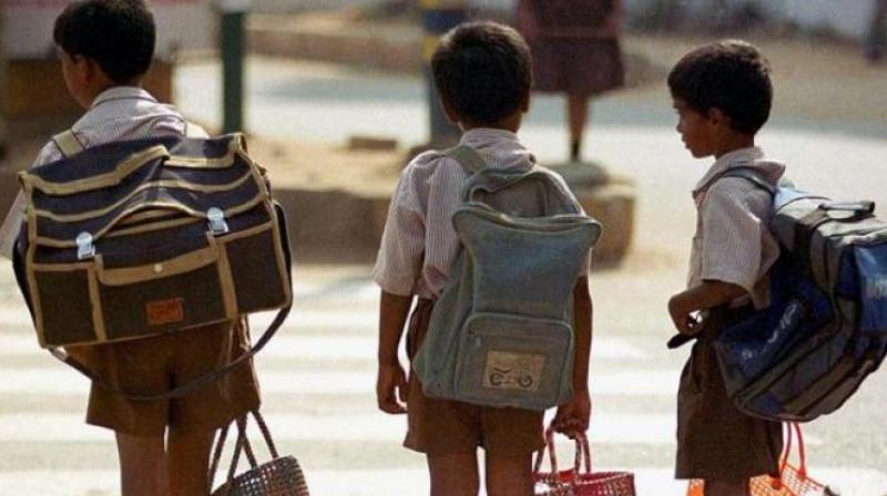 N. Narayana, Telangana Parents’ Association president said: “GO 22 which was meant to regulate the school bag load remains on paper only. (Representational Image) N. Narayana, Telangana Parents’ Association president said: “GO 22 which was meant to regulate the school bag load remains on paper only. (Representational Image)