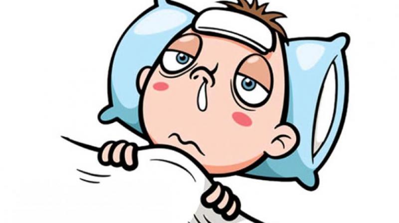 Dry cough is due to the allergens and pollution.(Representational Image) Dry cough is due to the allergens and pollution.(Representational Image)