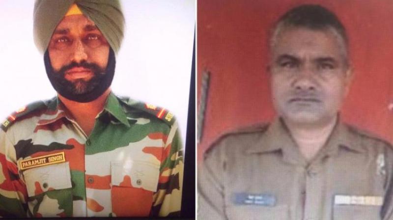 The soldiers killed were Naib Subedar Paramjeet Singh of 22 Sikh Infantry and Head Constable Prem Sagar of 200th Battalion of BSF. The soldiers killed were Naib Subedar Paramjeet Singh of 22 Sikh Infantry and Head Constable Prem Sagar of 200th Battalion of BSF.