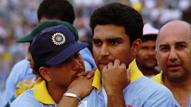 Sanjay Manjrekar couple of fans took pot-shots at the former India cricketer, spelling his name in weird manners. (Photo: AP) Sanjay Manjrekar couple of fans took pot-shots at the former India cricketer, spelling his name in weird manners. (Photo: AP)