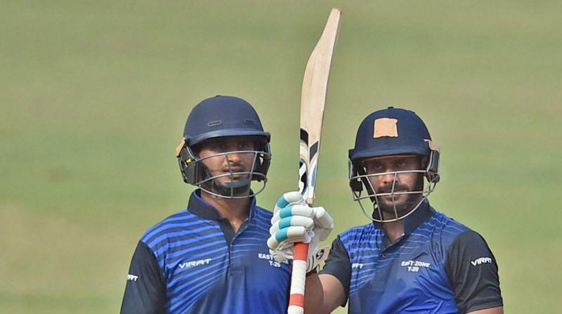 19-year-old Jharkhand left-hander Virat Singh scored an unbeaten 58 off 34 balls with five boundaries and three sixes. (Photo: PTI) 19-year-old Jharkhand left-hander Virat Singh scored an unbeaten 58 off 34 balls with five boundaries and three sixes. (Photo: PTI)