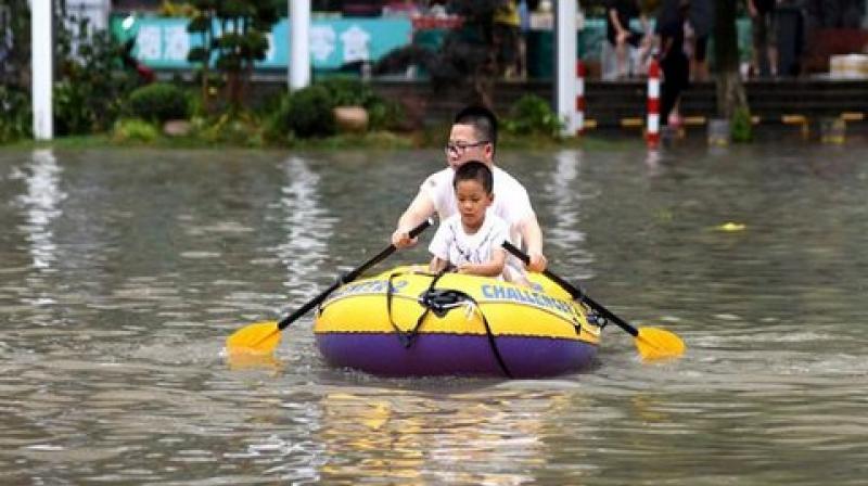 In Zhejiang, the typhoon damaged more than 173,000 hectares of crops and 34,000 houses. (Photo: ANI) In Zhejiang, the typhoon damaged more than 173,000 hectares of crops and 34,000 houses. (Photo: ANI)