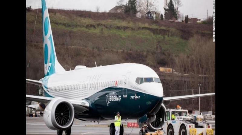 A file photo of Boeing 737 Max 8. (Photo: ANI) A file photo of Boeing 737 Max 8. (Photo: ANI)