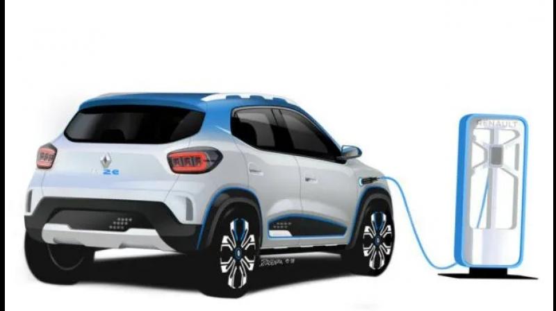 Kwid EV set to make its global debut on April 16 at the 2019 Shanghai Motor Show. Kwid EV set to make its global debut on April 16 at the 2019 Shanghai Motor Show.