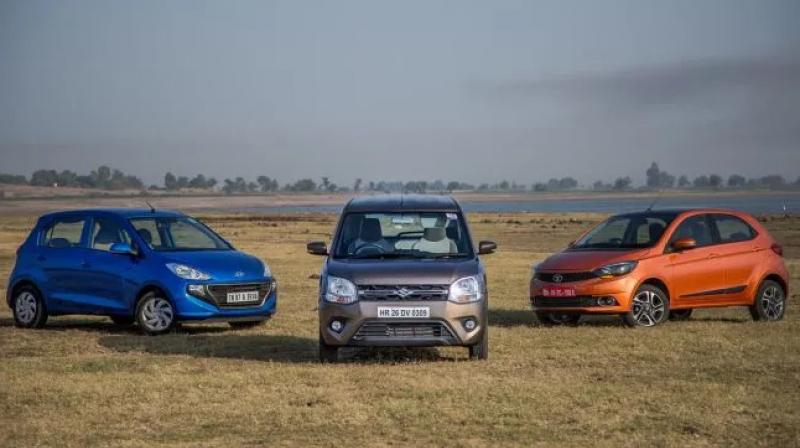 Maruti Suzuki WagonR and Hyundai Santro’s tested highway efficiency gets close to their claimed figure, however, the claimed figure for the Tata Tiago is a little off from the highway figure. Maruti Suzuki WagonR and Hyundai Santro’s tested highway efficiency gets close to their claimed figure, however, the claimed figure for the Tata Tiago is a little off from the highway figure.