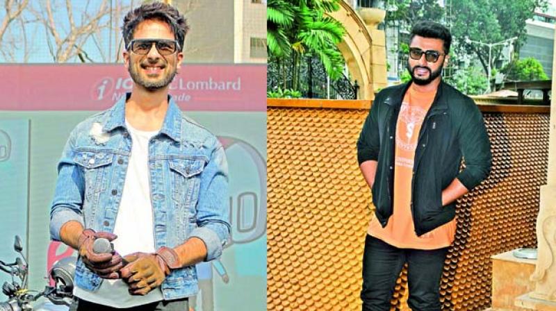 Shahid Kapoor and Arjun Kapoor. Shahid Kapoor and Arjun Kapoor.