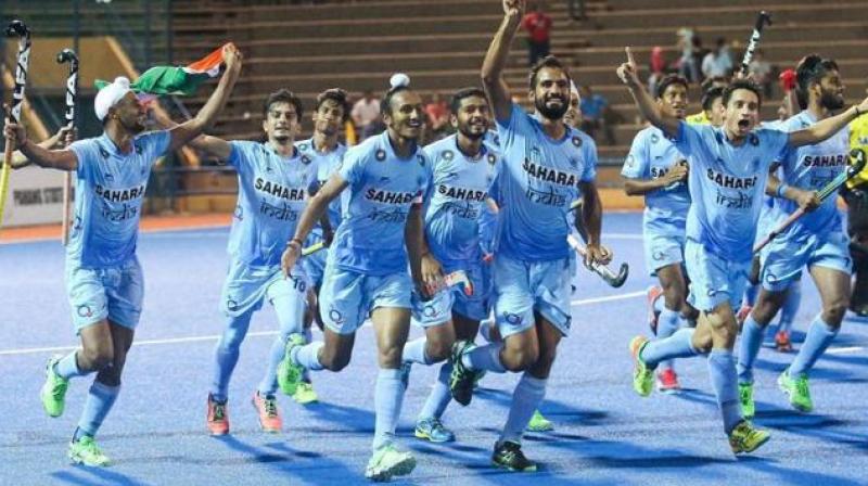 Two-time consecutive winners of the Junior World Cup (2009 and 2013), the German national squad descended to Lucknow City hoping to bag a hat-trick of titles. (Photo: PTI) Two-time consecutive winners of the Junior World Cup (2009 and 2013), the German national squad descended to Lucknow City hoping to bag a hat-trick of titles. (Photo: PTI)