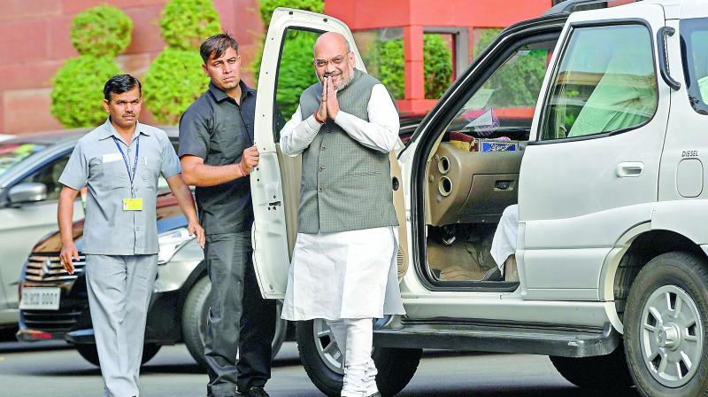 The BJP and Shah, in particular, had also been campaigning for National Register of Citizens throughout the country. (Photo: AFP) The BJP and Shah, in particular, had also been campaigning for National Register of Citizens throughout the country. (Photo: AFP)