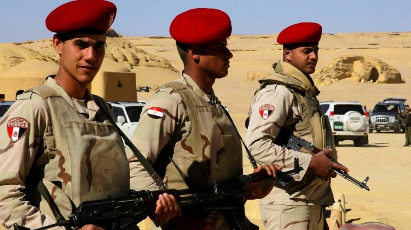 Egypt army soldiers. (Photo: AP/Representational) Egypt army soldiers. (Photo: AP/Representational)