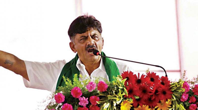 Water Resources Minister D.K. Shivakumar Water Resources Minister D.K. Shivakumar
