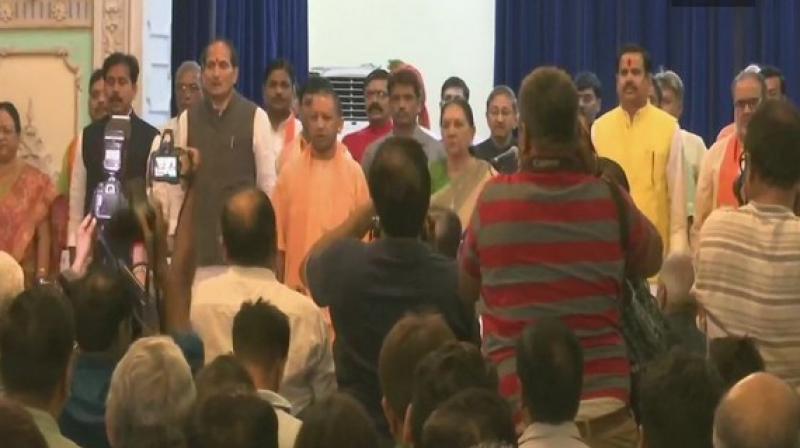 Out of the 23, a total of six MLAs have been given the rank of Cabinet ministers. (Photo : ANI) Out of the 23, a total of six MLAs have been given the rank of Cabinet ministers. (Photo : ANI)