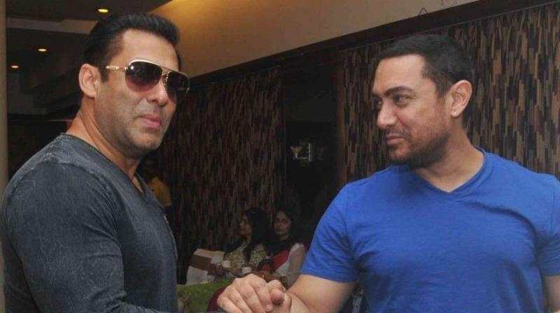 Salman Khan and Aamir Khan. Salman Khan and Aamir Khan.