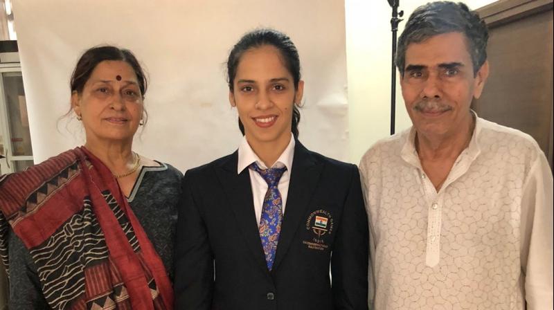 People have written that I put my dad first but it’s not the case otherwise I wouldn’t have won medals for my country,” an emotional Saina said after beating compatriot and top seed PV Sindhu in the final of Commonwealth Games 2018. (Photo: Twitter / Saina Nehwal) People have written that I put my dad first but it’s not the case otherwise I wouldn’t have won medals for my country,” an emotional Saina said after beating compatriot and top seed PV Sindhu in the final of Commonwealth Games 2018. (Photo: Twitter / Saina Nehwal)