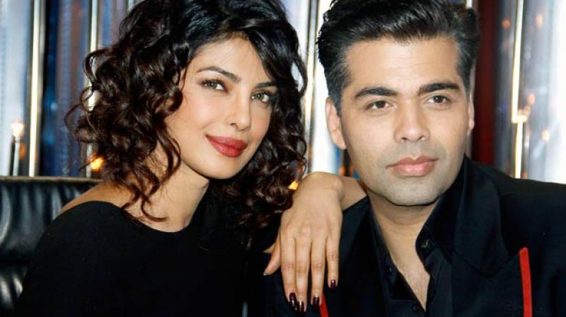 Priyanka Chopra and Karan Johar Priyanka Chopra and Karan Johar