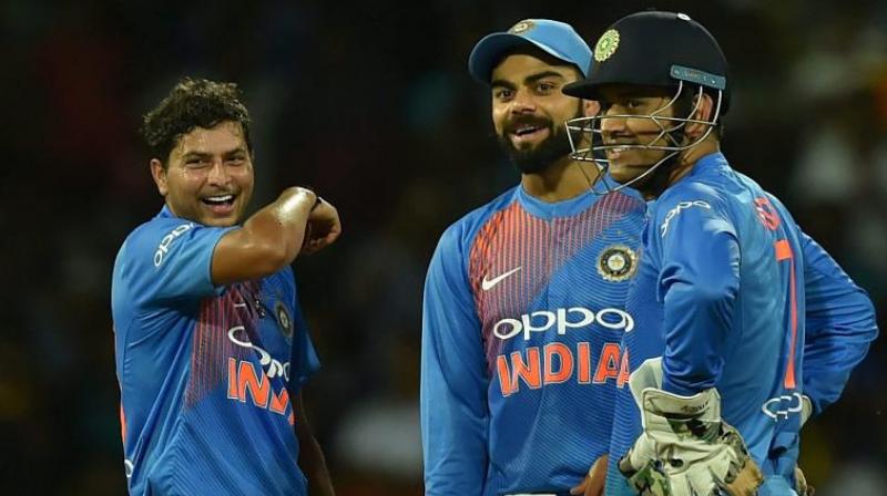 Kuldeep Yadav also said his task was made easier by skipper Virat Kohli, who believes in his abilities.(Photo: PTI) Kuldeep Yadav also said his task was made easier by skipper Virat Kohli, who believes in his abilities.(Photo: PTI)