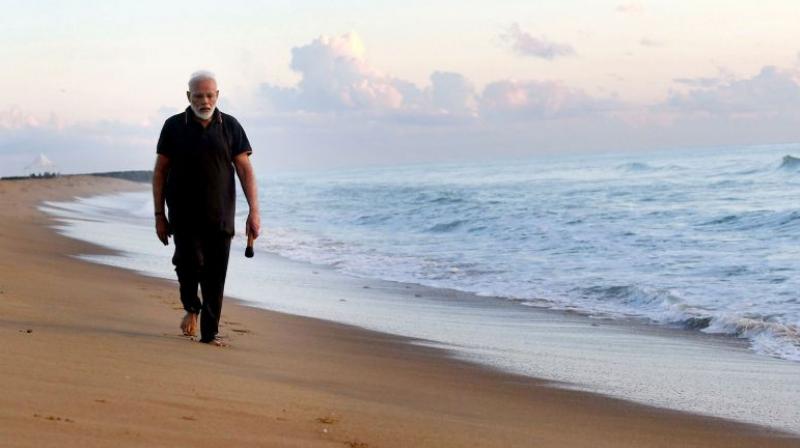 Prime Minister Narendra Modi releasing a Tamil version of his poem on Mamallapuram’s beauty has won appreciation from Tamil film personalities. (Photo: File) Prime Minister Narendra Modi releasing a Tamil version of his poem on Mamallapuram’s beauty has won appreciation from Tamil film personalities. (Photo: File)