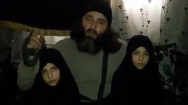 Their mother repeatedly hugged her daughters, Islam and Fatima. (Photo: Youtube Videograb) Their mother repeatedly hugged her daughters, Islam and Fatima. (Photo: Youtube Videograb)