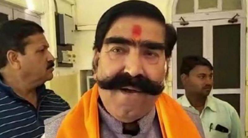 Often in the news for his contentious statements, the legislator from Ramgarh constituency of Alwar district blamed the Nehru-Gandhi family for all the social evils prevailing in the country. (Photo: ANI) Often in the news for his contentious statements, the legislator from Ramgarh constituency of Alwar district blamed the Nehru-Gandhi family for all the social evils prevailing in the country. (Photo: ANI)