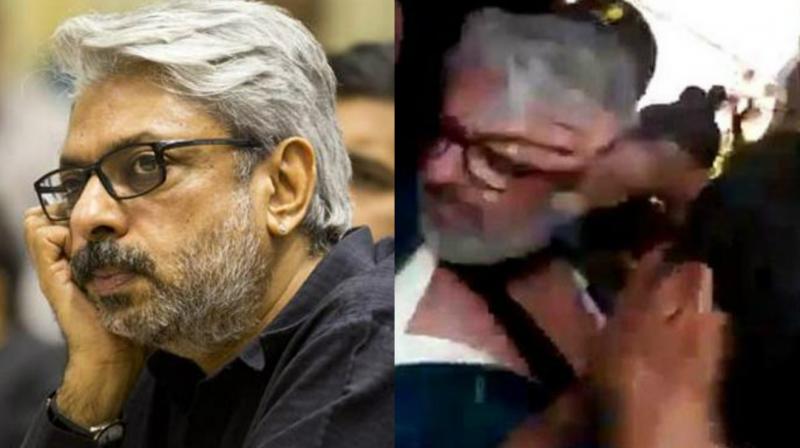 The attack on Bhansali was also captured on camera. The attack on Bhansali was also captured on camera.